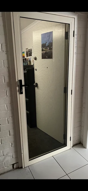 Security door installed by All Seasons Screens